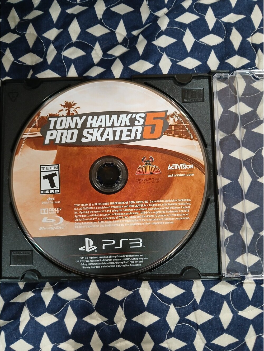 Tony Hawk's Pro Skater 5 PS3 (Sony PlayStation 3, 2015)